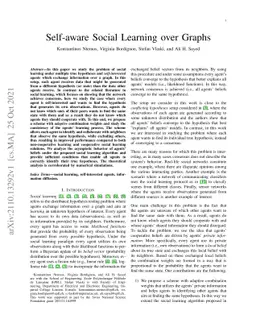 Self-aware Social Learning over Graphs
