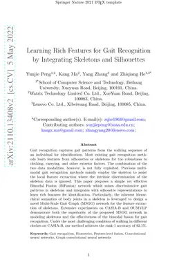 Learning Rich Features for Gait Recognition by Integrating Skeletons and
  Silhouettes