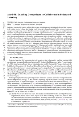 MarS-FL: Enabling Competitors to Collaborate in Federated Learning