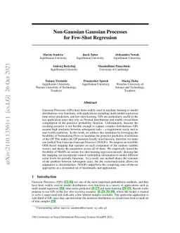 Non-Gaussian Gaussian Processes for Few-Shot Regression