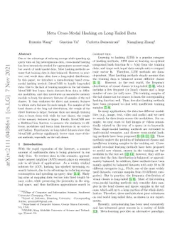 Meta Cross-Modal Hashing on Long-Tailed Data