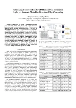 Rethinking Deconvolution for 2D Human Pose Estimation Light yet Accurate
  Model for Real-time Edge Computing