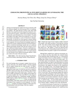 Enhancing Prototypical Few-Shot Learning by Leveraging the Local-Level
  Strategy
