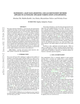 RawBoost: A Raw Data Boosting and Augmentation Method applied to
  Automatic Speaker Verification Anti-Spoofing