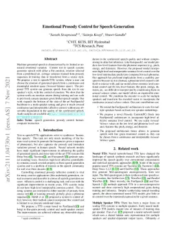 Emotional Prosody Control for Speech Generation