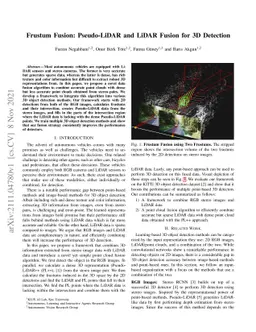 Frustum Fusion: Pseudo-LiDAR and LiDAR Fusion for 3D Detection