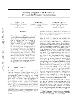 Solving Marginal MAP Exactly by Probabilistic Circuit Transformations
