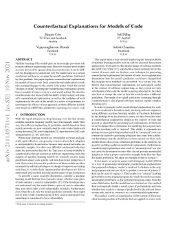 Counterfactual Explanations for Models of Code