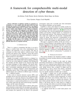 A framework for comprehensible multi-modal detection of cyber threats