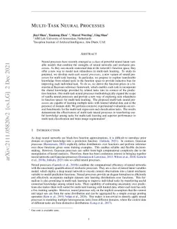 Multi-Task Neural Processes