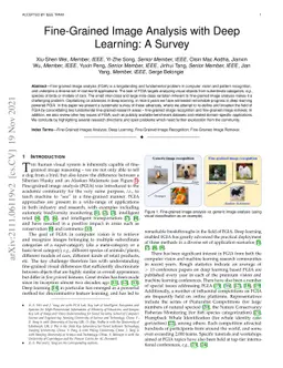 Fine-Grained Image Analysis with Deep Learning: A Survey