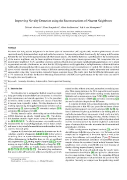 Improving Novelty Detection using the Reconstructions of Nearest
  Neighbours