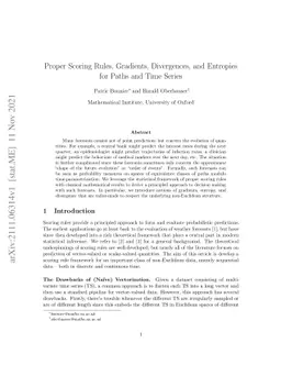Proper Scoring Rules, Gradients, Divergences, and Entropies for Paths
  and Time Series