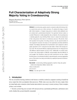 Theoretical Foundations of δ-margin Majority Voting