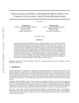 Explainable AI (XAI): A Systematic Meta-Survey of Current Challenges and
  Future Opportunities