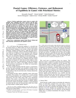 Posetal Games: Efficiency, Existence, and Refinement of Equilibria in
  Games with Prioritized Metrics