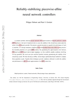Reliably-stabilizing piecewise-affine neural network controllers