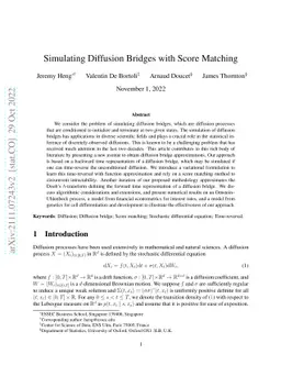 Simulating Diffusion Bridges with Score Matching