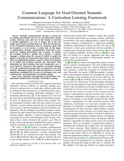 Common Language for Goal-Oriented Semantic Communications: A Curriculum
  Learning Framework