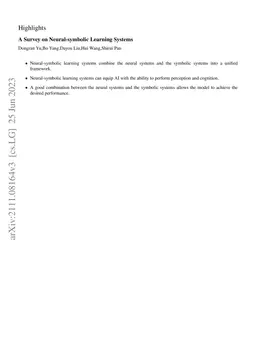 A Survey on Neural-symbolic Learning Systems