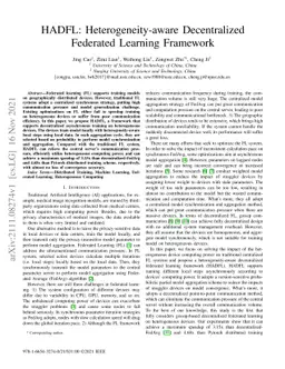 HADFL: Heterogeneity-aware Decentralized Federated Learning Framework