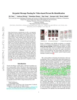 Keypoint Message Passing for Video-based Person Re-Identification