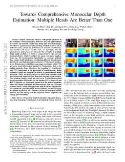 Towards Comprehensive Monocular Depth Estimation: Multiple Heads Are
  Better Than One