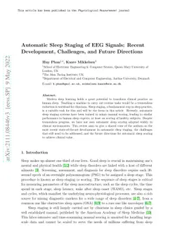 Automatic Sleep Staging of EEG Signals: Recent Development, Challenges,
  and Future Directions