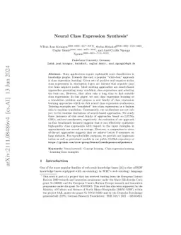 Neural Class Expression Synthesis