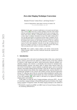 Zero-shot Singing Technique Conversion