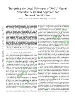 Traversing the Local Polytopes of ReLU Neural Networks: A Unified
  Approach for Network Verification