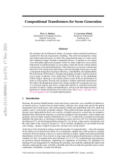 Compositional Transformers for Scene Generation