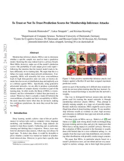 To Trust or Not To Trust Prediction Scores for Membership Inference
  Attacks