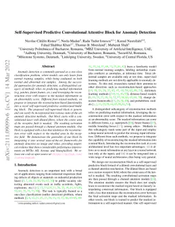 Self-Supervised Predictive Convolutional Attentive Block for Anomaly
  Detection