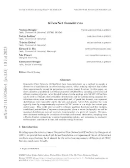 GFlowNet Foundations
