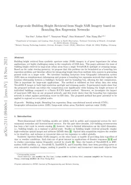 Large-scale Building Height Retrieval from Single SAR Imagery based on
  Bounding Box Regression Networks