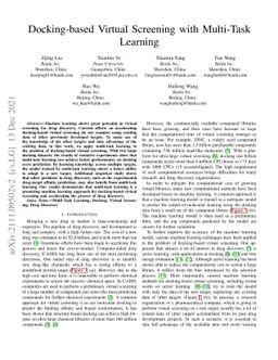 Docking-based Virtual Screening with Multi-Task Learning