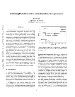 Rethinking Dilated Convolution for Real-time Semantic Segmentation