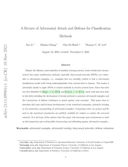 A Review of Adversarial Attack and Defense for Classification Methods