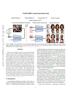 LOLNeRF: Learn from One Look