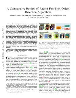 A Comparative Review of Recent Few-Shot Object Detection Algorithms