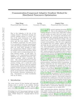 Communication-Compressed Adaptive Gradient Method for Distributed
  Nonconvex Optimization