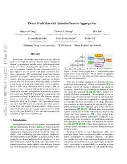 Dense Prediction with Attentive Feature Aggregation