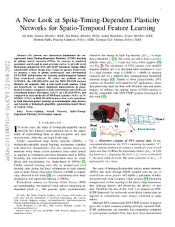 A New Look at Spike-Timing-Dependent Plasticity Networks for
  Spatio-Temporal Feature Learning