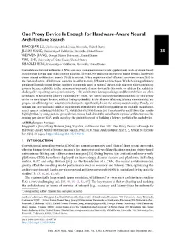 One Proxy Device Is Enough for Hardware-Aware Neural Architecture Search