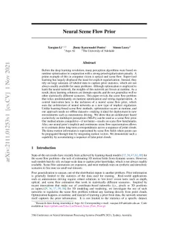 Neural Scene Flow Prior