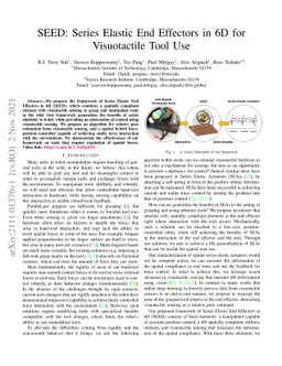 SEED: Series Elastic End Effectors in 6D for Visuotactile Tool Use