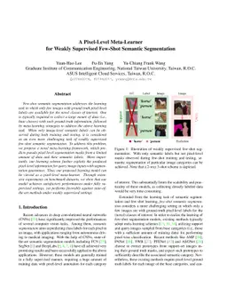 A Pixel-Level Meta-Learner for Weakly Supervised Few-Shot Semantic
  Segmentation