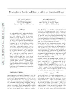 Nonstochastic Bandits and Experts with Arm-Dependent Delays