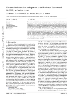 Unsupervised detection and open-set classification of fast-ramped
  flexibility activation events